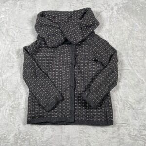 Banana Republic Womens XS Textured Knit Button Front Cardigan‎ Sweater Cowl Neck